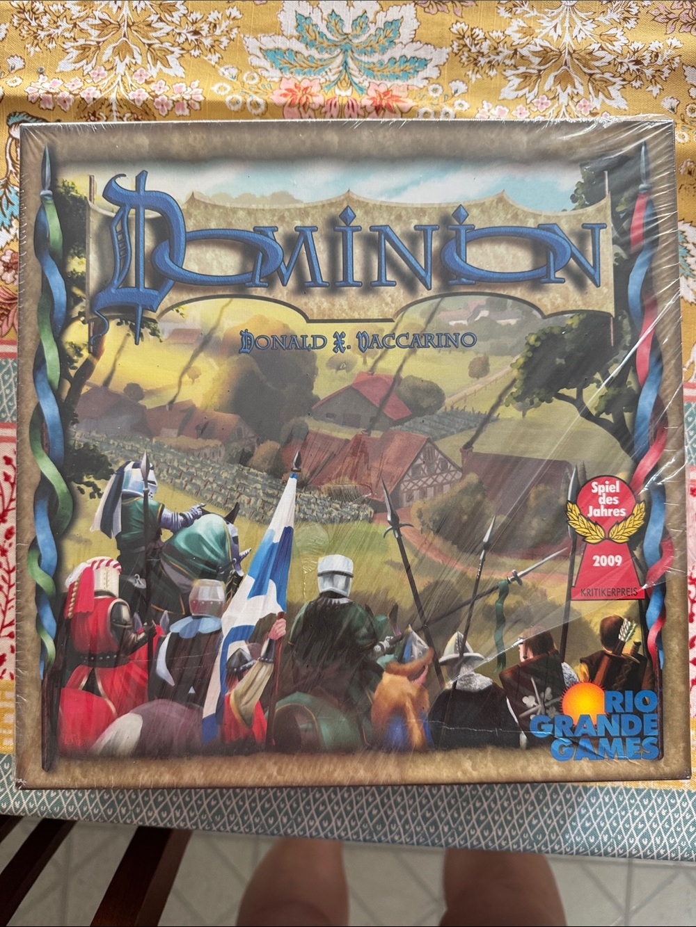 Dominion Board Game by - Green and Blue Box
